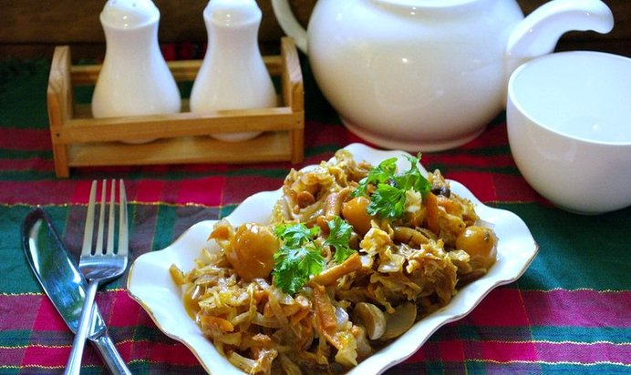 Солянка из опят