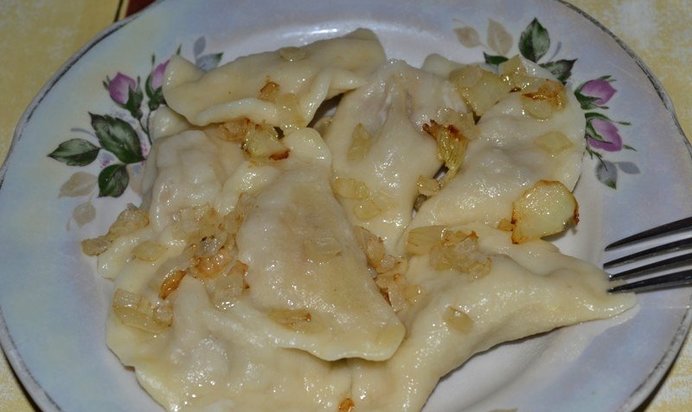Вареники с мясом