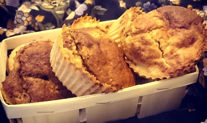 Овсяные кексы с курагой