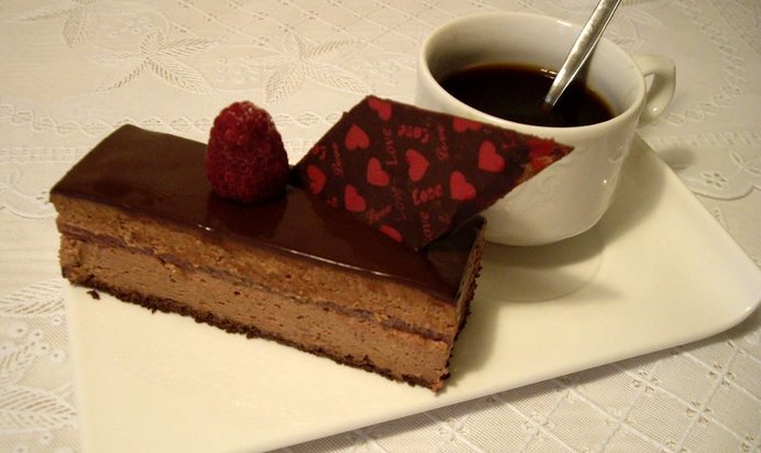 Шелковое пирожное