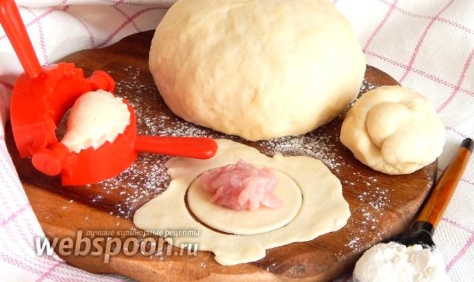 Пельменное тесто на сметане