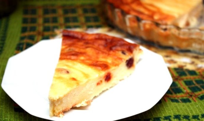 Творожная запеканка со сметаной