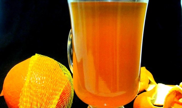 Чай с апельсиновым соком