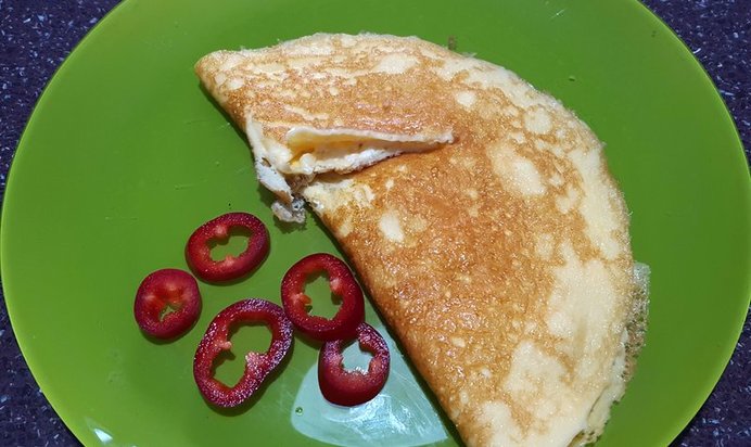 Омлет с брынзой по Болгарски