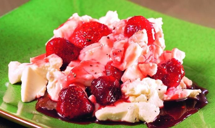 Клюквенно-лимонный торт