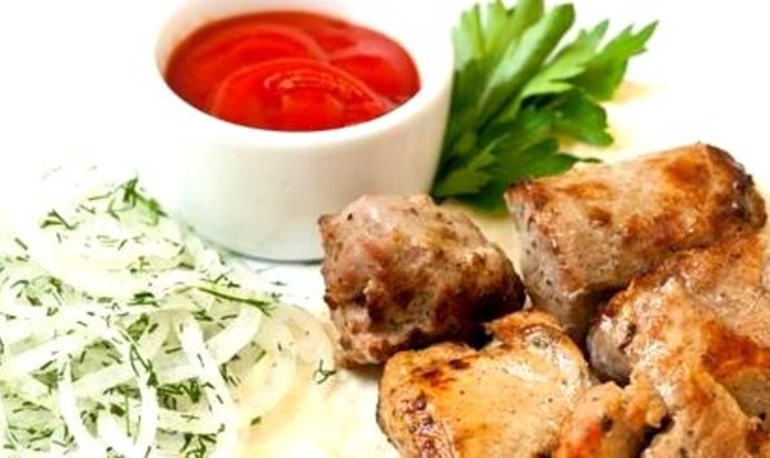 Шашлык из свинины в аэрогриле