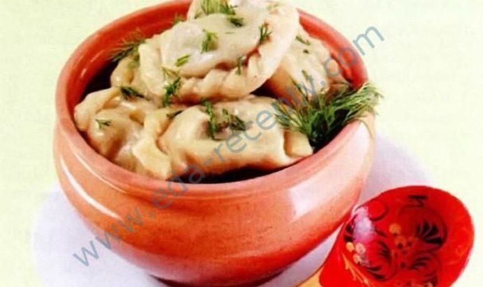 Вареники с фасолью