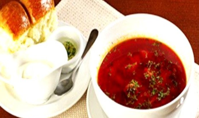 Борщ из говядины и свинины