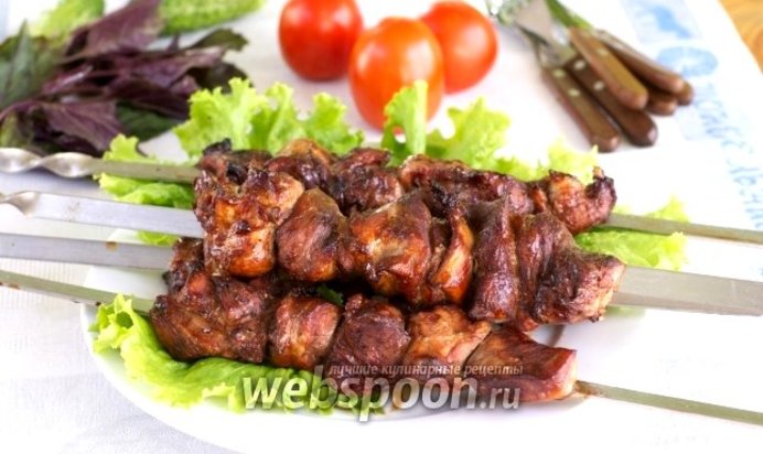 Шашлык в соевом соусе
