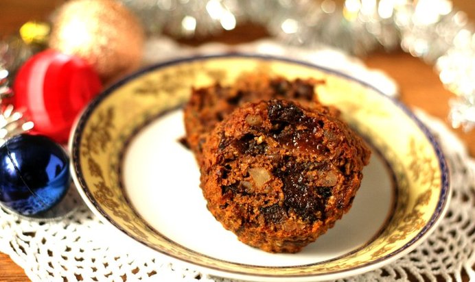 Постный рождественский кекс