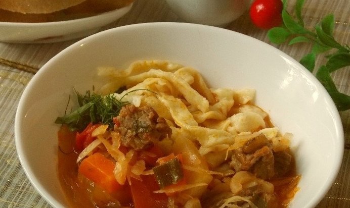 Лагман капустный