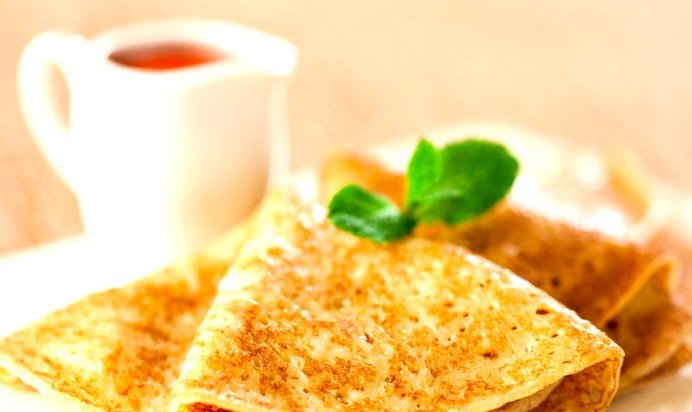 Блинчики на сыворотке тонкие