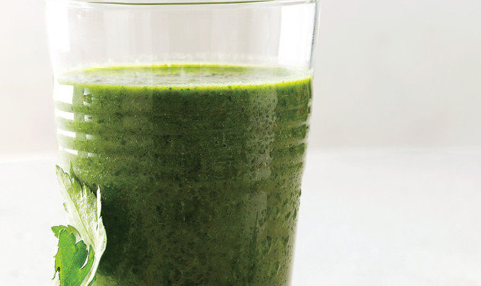 Зеленый смузи на завтрак