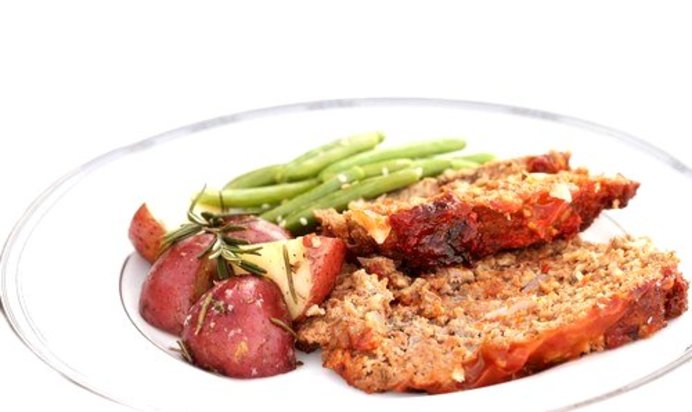 Мясной хлеб с кунжутом