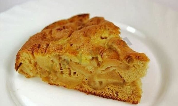 Пирог с яблоками шарлотка