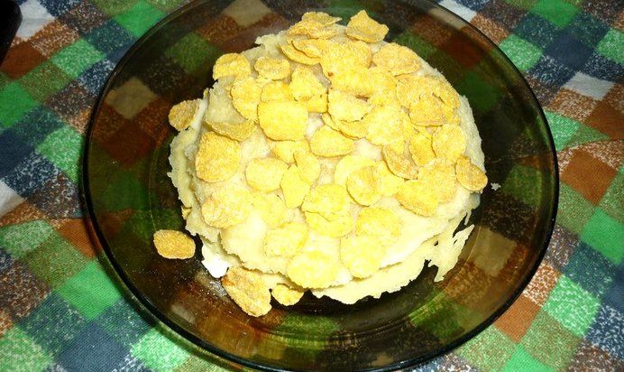 Тортик с абрикосами