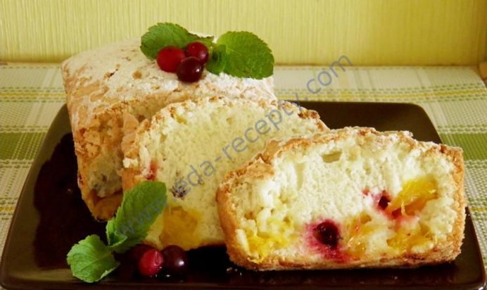 апельсиновая шарлотка с апельсинами