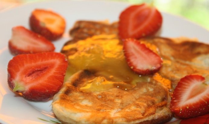 Цельнозерновые оладьи на кефире