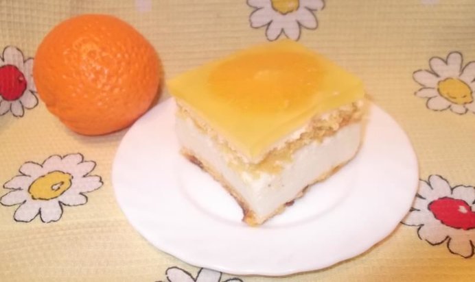 Апельсиновое пирожное