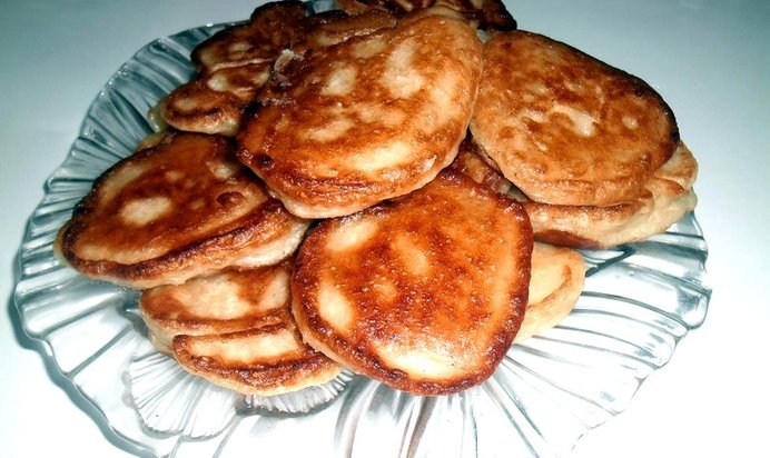 Постные оладьи