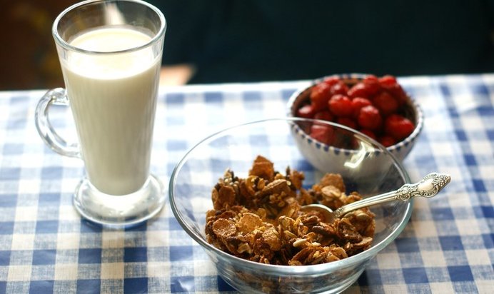 Запеченные карамельные мюсли