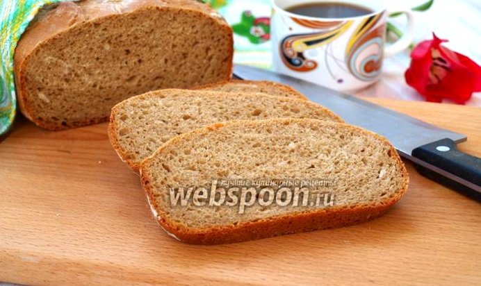 Ржаной хлеб с кофейным ароматом в хлебопечке