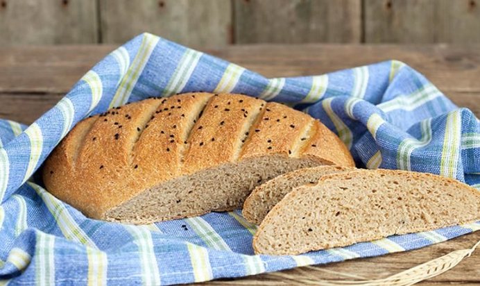 Хлеб с цельнозерновой мукой