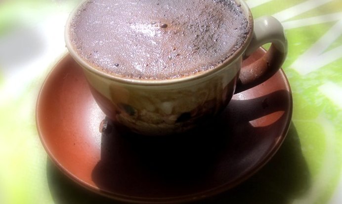 Утренний кофе в турке