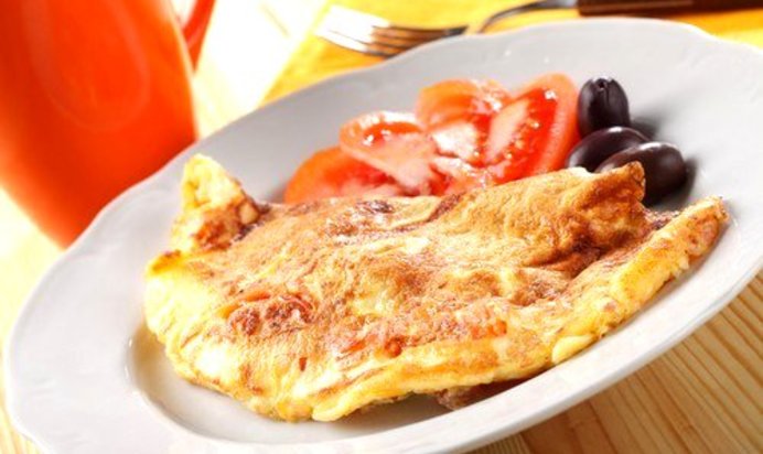 Омлет с тунцом