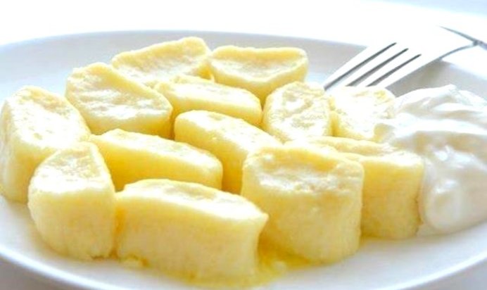 Ленивые вареники с картофелем