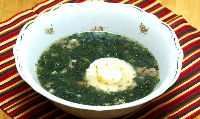 Щи из крапивы