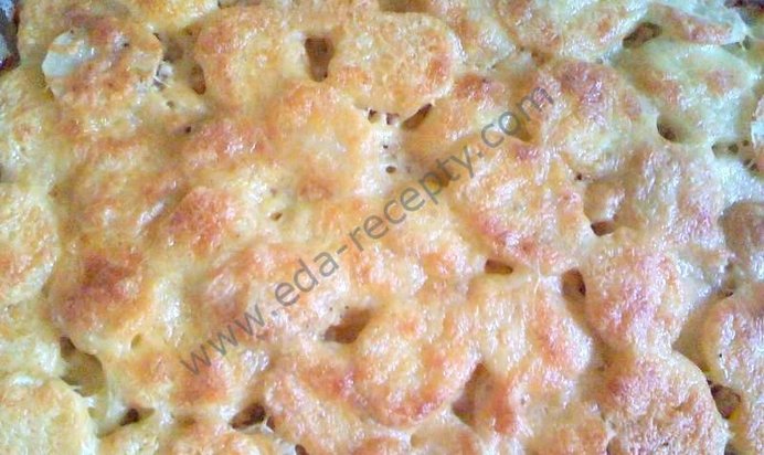 Картофельная запеканка с мясом индейки