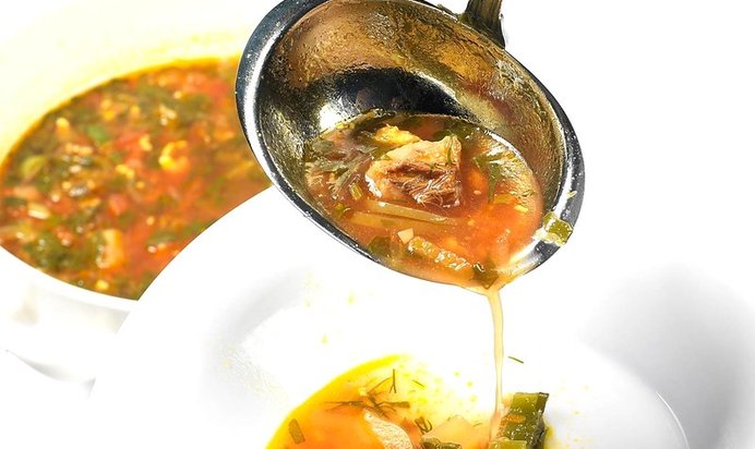 Зеленый борщ