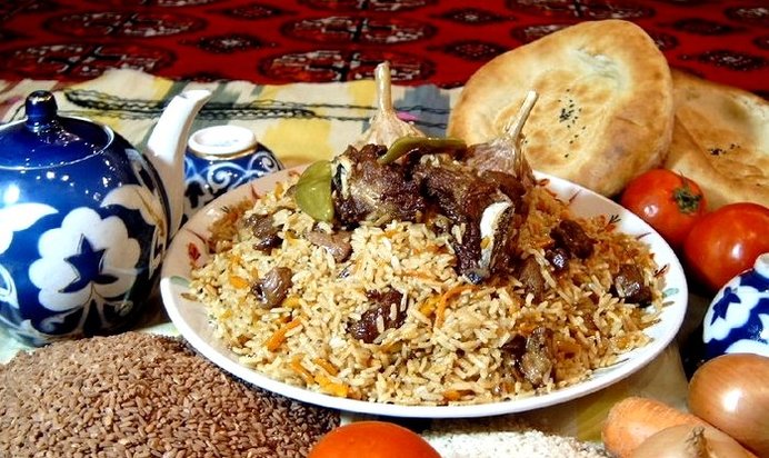 Плов со свининой в мультиварке