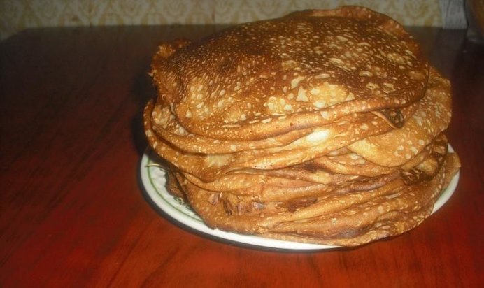 Русские традиционные бабушкины блины