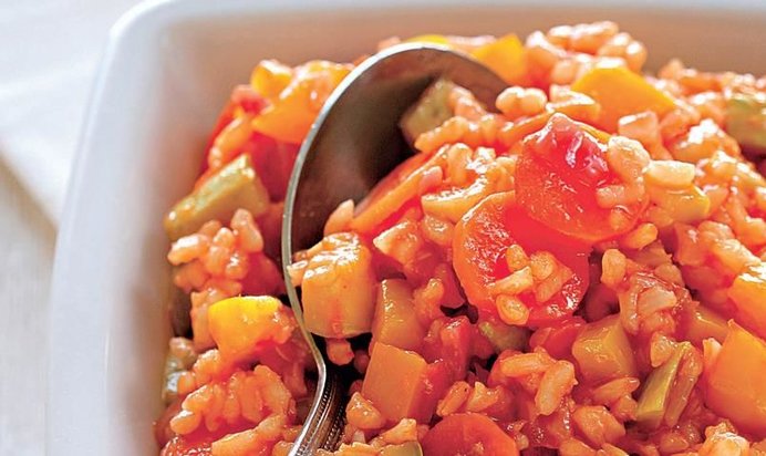 Овощи с рисом