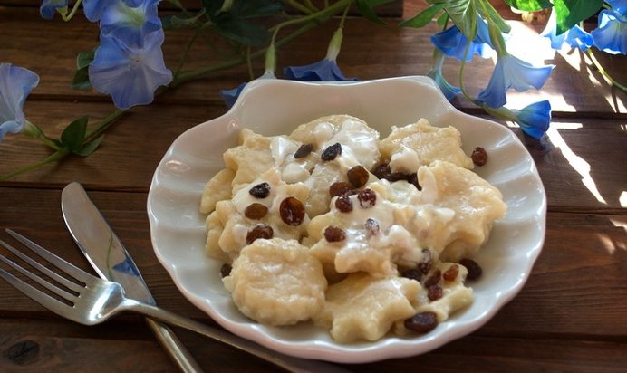 Ленивые вареники для ребенка