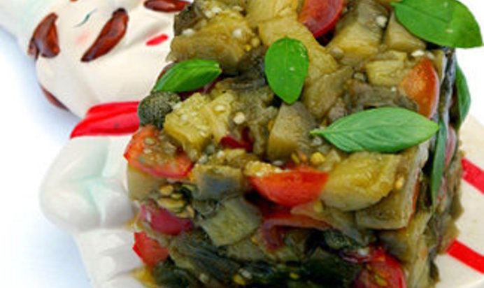 Тартар из баклажанов