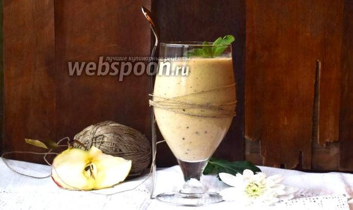 Фруктовый смузи с овсянкой