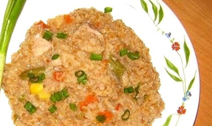 Плов из пшеничной крупы