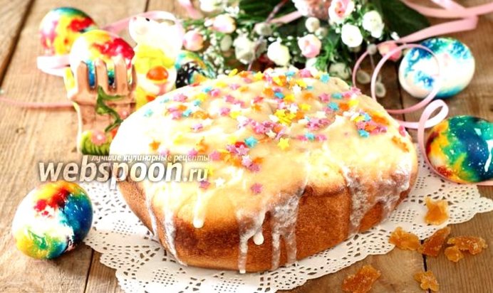 Творожный кулич в хлебопечке