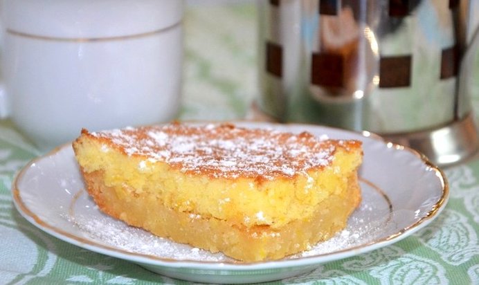 Лимонные пирожные