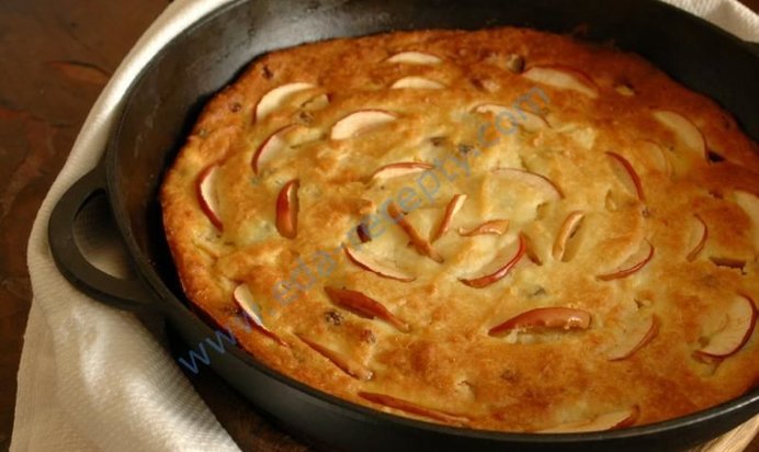 Запеканка с яблоками