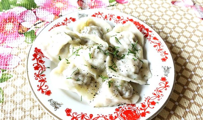 Домашние пельмени со свининой