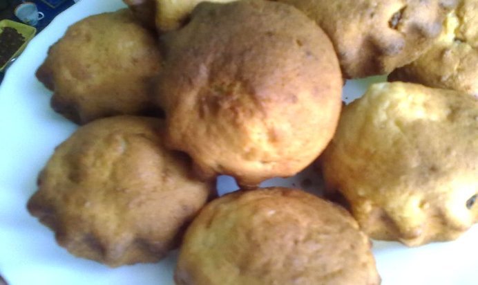 Творожно-лимонные кексы