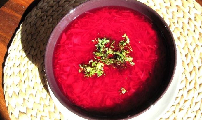 Летний борщ