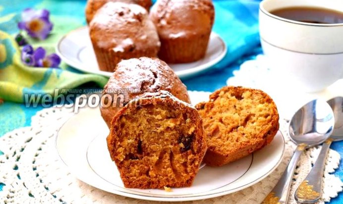 Кексы с черносливом