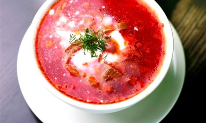 Борщ из вымоченной свеклы