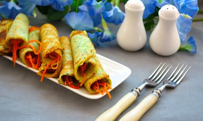 Блинчики соленые