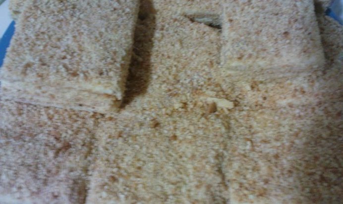 Пирожное с творожным суфле